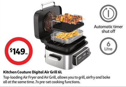 Kitchen Couture - Digital Air Grill 6l offers at $149 in Coles