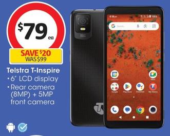 Telstra - T-Inspire offers at $79 in Coles