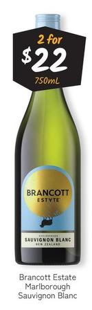 Brancott Estate - Marlborough Sauvignon Blanc offers at $22 in Cellarbrations
