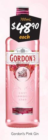 Gordon's - Pink Gin offers at $48.9 in Cellarbrations
