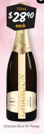 Chandon - Brut Nv Range offers at $28.9 in Cellarbrations