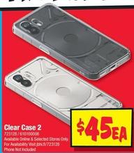 Nothing (r) - Clear Case 2 offers at $45 in JB Hi Fi