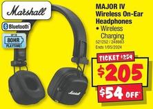 Headphones offers at $205 in JB Hi Fi