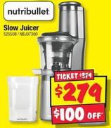 Nutribullet - Slow Juicer offers at $279 in JB Hi Fi