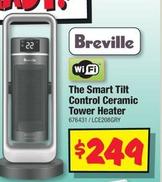 Breville - The Smart Tilt Control Ceramic Tower Heater offers at $249 in JB Hi Fi