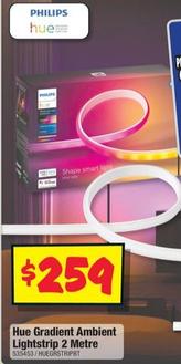Philips - Hue Gradient Ambient Lightstrip 2 Metre offers at $259 in JB Hi Fi