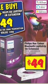 Philips - Hue Colour Bluetooth Lightstrip 1m Extension offers at $49 in JB Hi Fi