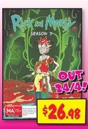 Rick And Morty Season 7 offers at $26.98 in JB Hi Fi