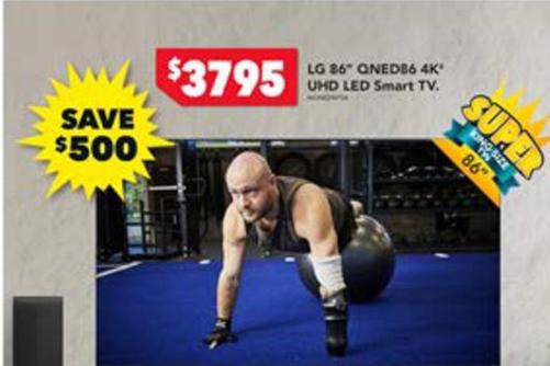 Lg - 86" Qned86 4k Uhd Led Smart Tv offers at $3795 in Harvey Norman