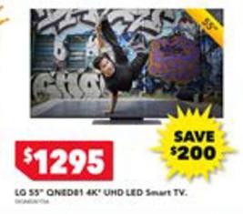 Lg - 55" Qned 4k Uhd Led Smart Tv offers at $1295 in Harvey Norman