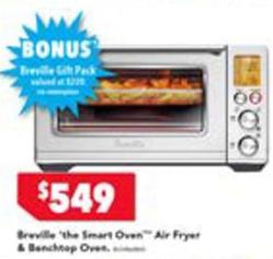 Breville - The Smart Oven Air Fryer & Benchtop Oven offers at $549 in Harvey Norman