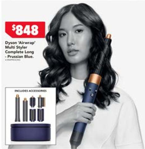 Dyson - 'airwrap' Multi Styler Complete Long -prussian Blue offers at $848 in Harvey Norman