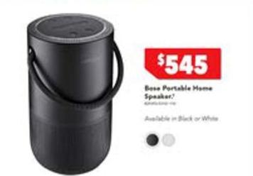 Bose - Portable Home Speaker offers at $545 in Harvey Norman