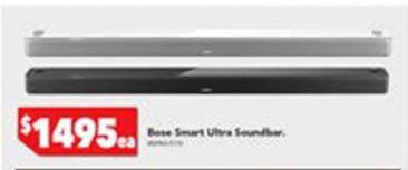 Bose - Smart Ultra Soundbar offers at $1495 in Harvey Norman
