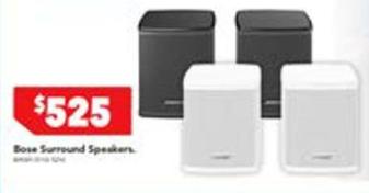 Bose - Surround Speakers offers at $525 in Harvey Norman
