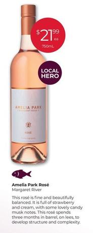 Amelia Park - Rosé offers at $21.99 in Porters