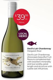 Devil's Lair - Chardonnay offers at $39.99 in Porters