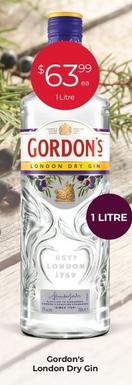 Gordon's - London Dry Gin offers at $63.99 in Porters