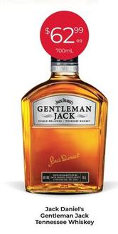 Jack Daniels - Gentleman Jack Tennessee Whiskey offers at $62.99 in Porters