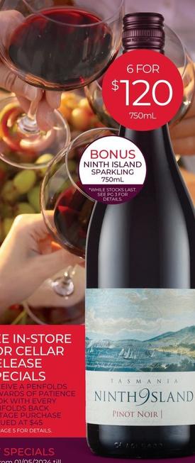 Ninth Island - Pinot Noir offers at $120 in Porters