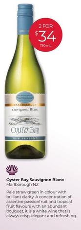 Oyster Bay - Sauvignon Blanc offers at $34 in Porters