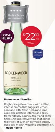 Brokenwood - Semillon offers at $22.99 in Porters