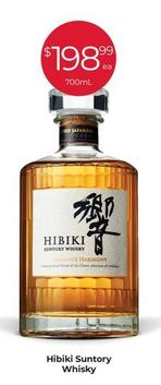 Hibiki - Suntory Whisky offers at $198.99 in Porters
