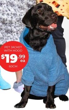 Pet Jacket With Hood offers at $19.99 in Prices Plus