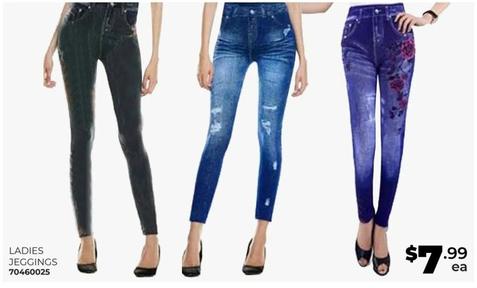 Ladies Jeggings offers at $7.99 in Prices Plus