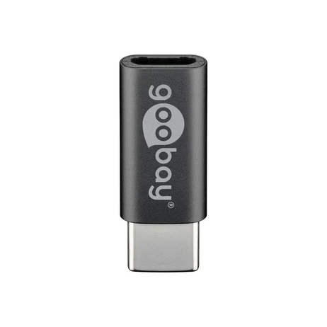 Goobay USB-C male > USB 2.0 Micro female (Type B) - Grey offers at $8.95 in digiDIRECT