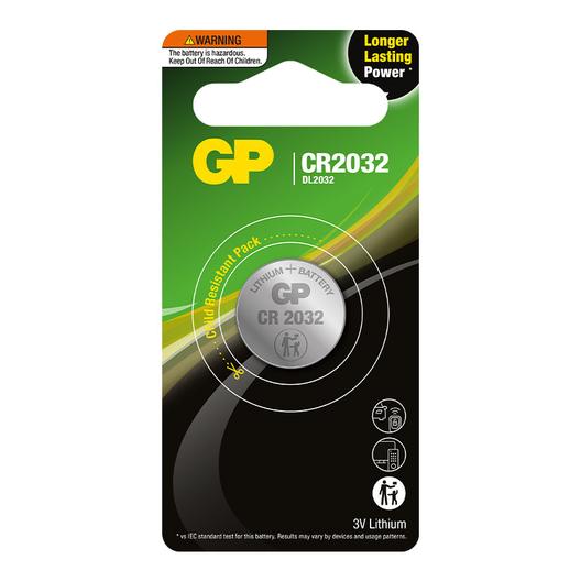 GP CR2032C1 3V Lithium Coin Cell Battery – Individual Child Safe Packaging offers at $5.95 in Every Battery