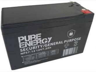 NPS7-12 Pure Energy 12V 7Ah Security VRLA Battery – 12Month Warranty offers at $39.95 in Every Battery