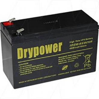 12SB45WHR Drypower 12V 48W (9Ah) SLA Battery (for UPS/Standby) offers at $59.95 in Every Battery
