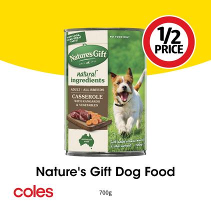 Nature's Gift Dog Food offers at $1.75 in Coles