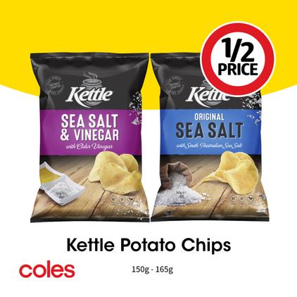 Kettle Potato Chips offers at $3.25 in Coles