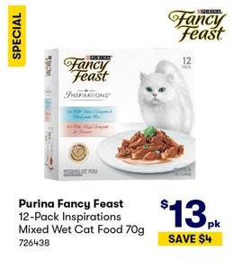 Purina - Fancy Feast 12-Pack Inspirations Mixed Wet Cat Food 70g offers at $13 in BIG W