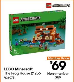 Lego - Minecraft The Frog House 21256 offers at $69 in BIG W