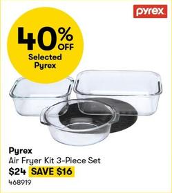 Pyrex - Air Fryer Kit 3-Piece Set offers at $24 in BIG W