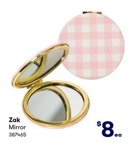Zak Mirror offers at $8 in BIG W