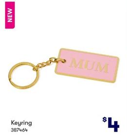 Keyring offers at $4 in BIG W