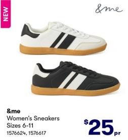 &me - Women’s Sneakers Sizes 6-11 offers at $25 in BIG W