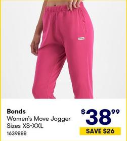 Bonds - Women's Move Jogger Sizes XS-XXL offers at $38.99 in BIG W