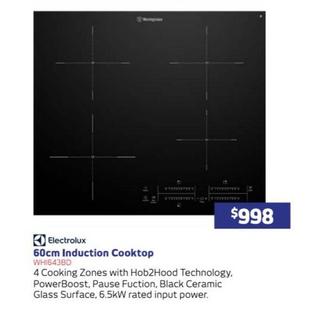 Induction hob offers at $998 in Retravision