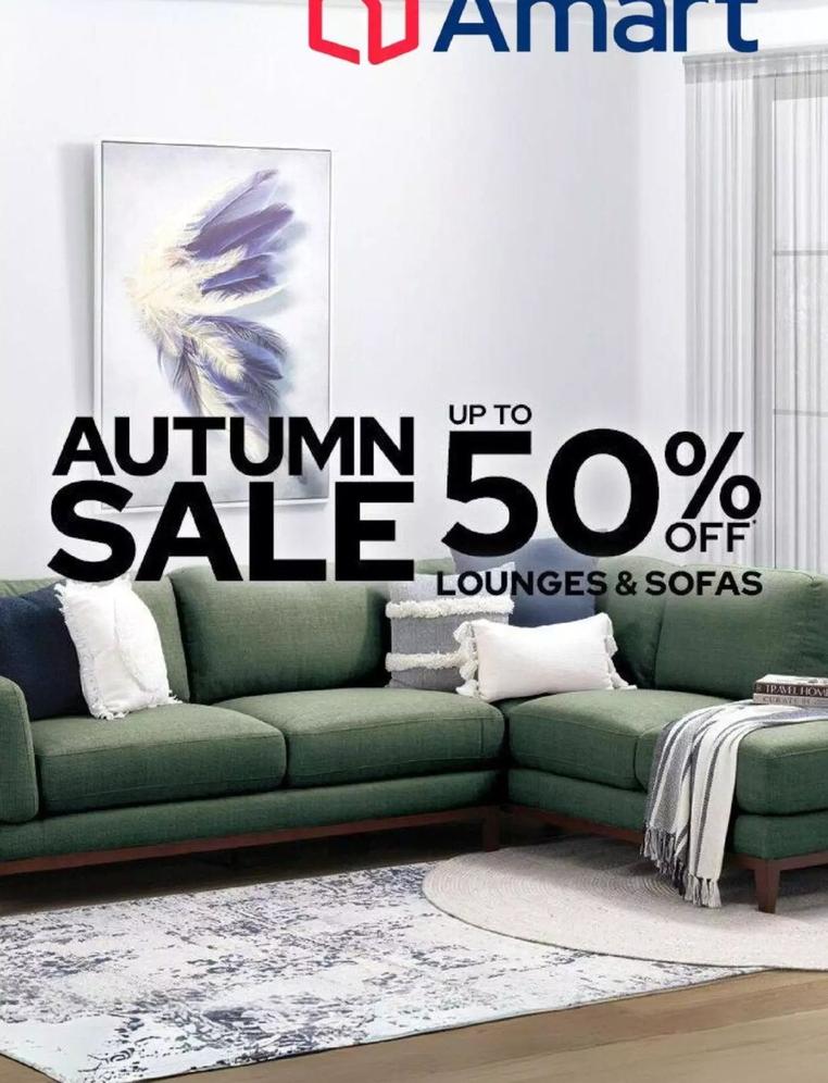 Lounges & Sofas offers in Amart Furniture