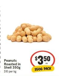 Peanuts Roasted In Shell 350g offers at $3.5 in IGA