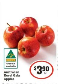 Australian Royal Gala Apples offers at $3.9 in IGA