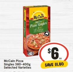 Mccain - Pizza Singles 380-400g Selected Varieties offers at $6 in IGA
