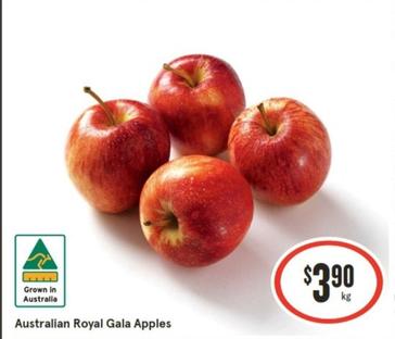 Australian Royal Gala Apples offers at $3.9 in IGA