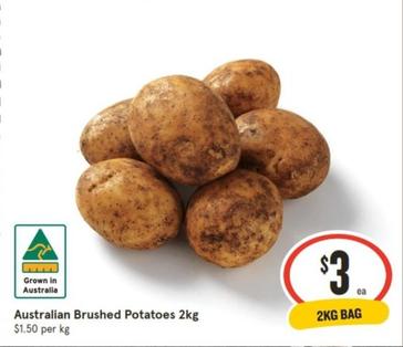 Australian Brushed Potatoes 2kg offers at $3 in IGA