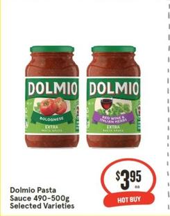 Dolmio - Pasta Sauce 490‑500g Selected Varieties offers at $3.95 in IGA